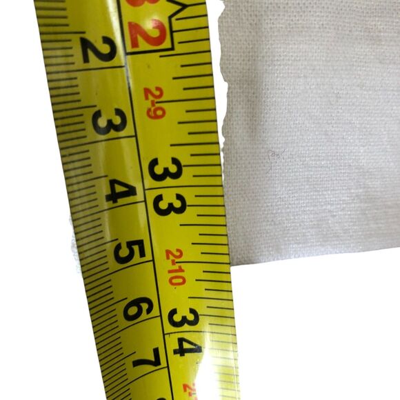 All Things Golden NWT White Linen Blend High Waist Straight Leg Trouser Pants M - Picture 12 of 13